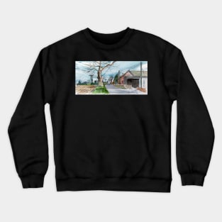 Tibberton Manor Farm, Shropshire Crewneck Sweatshirt